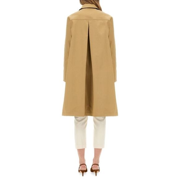 FAY Toggle Closure Trench Coat Women Beige Coats & Jackets - Picture 3 of 4